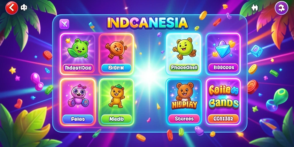 Tampilan utama AQUASLOT yang menarik dan penuh warna.