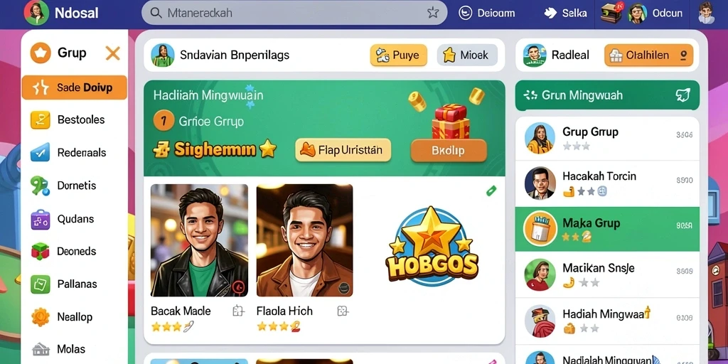 Tampilan antarmuka pengguna yang menarik dan intuitif.