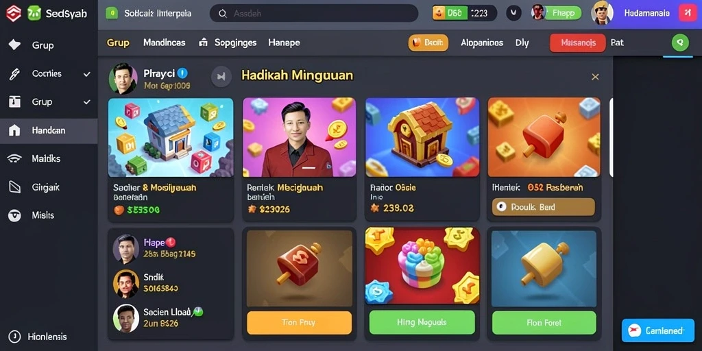 Tampilan antarmuka yang menarik dan user-friendly.