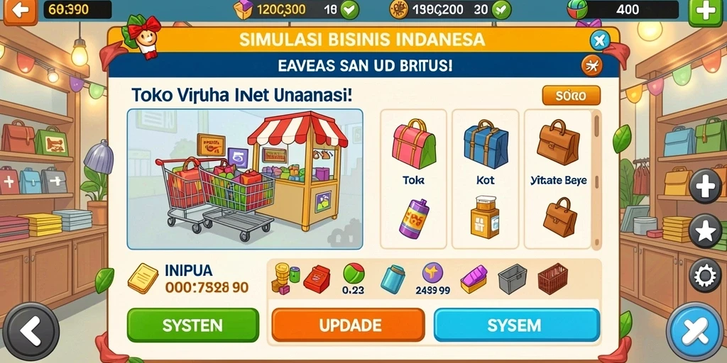 Screenshot DENTOTO saat menjelajahi dunia yang indah.