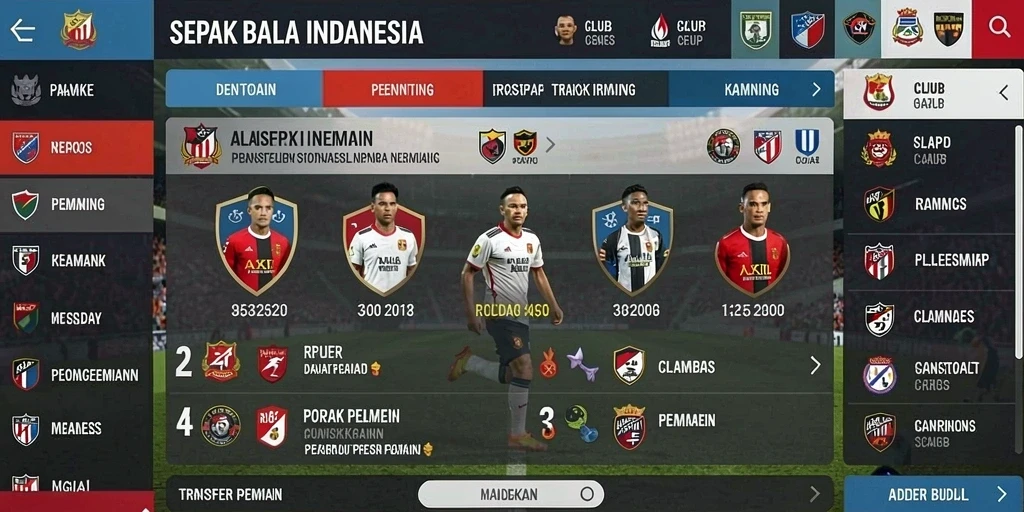 Tampilan awal game yang menarik dan mudah dinavigasi.