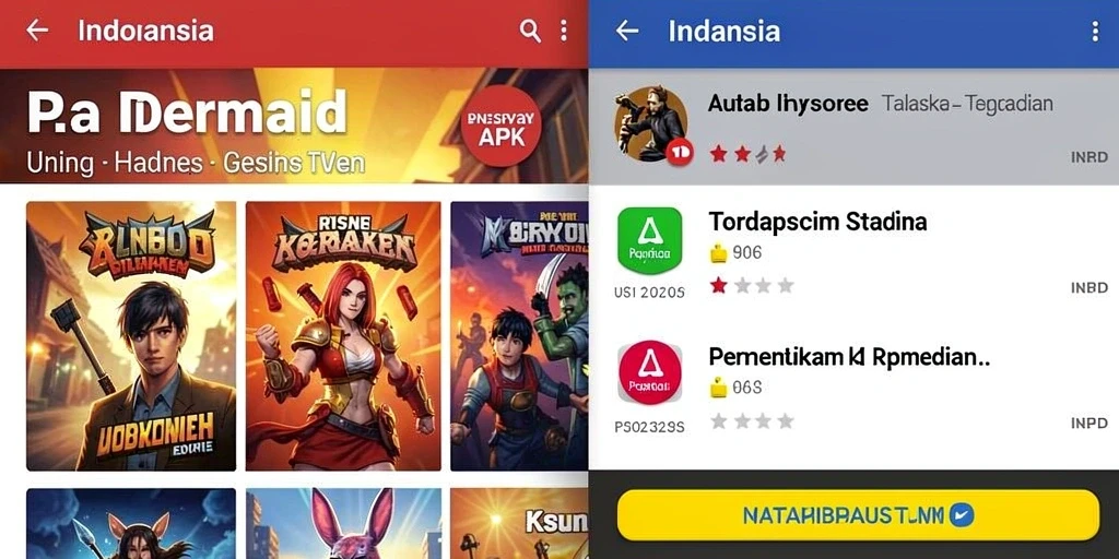 Tangkapan layar menunjukkan pemandangan alam yang indah dalam permainan.