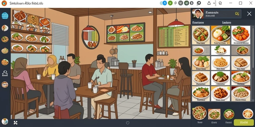 Tampilan antarmuka yang menarik dan mudah digunakan.