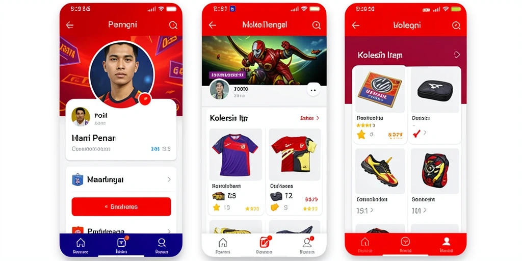 Tampilan antarmuka yang intuitif dan menarik.