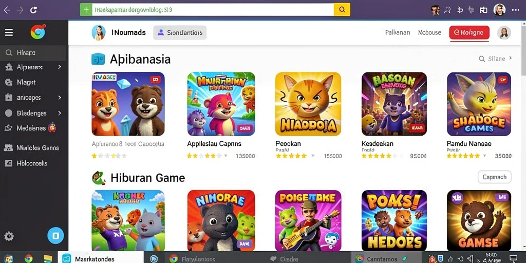 Tangkapan layar menunjukkan karakter utama dalam aksi seru.