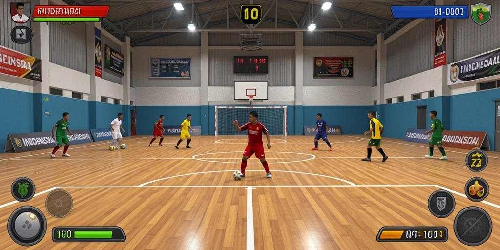 Menampilkan aksi menyelam yang mendebarkan.