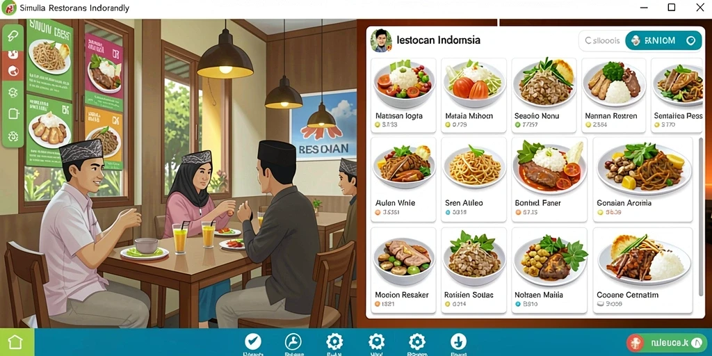 Tampilan antarmuka yang intuitif dan menarik.