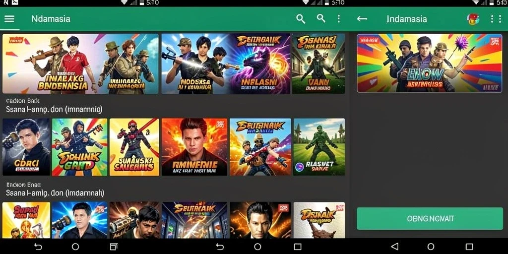 Tampilan awal REJEKIGAMES yang menarik dan mudah dimengerti.