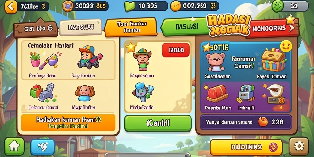 Tampilan antarmuka yang user-friendly.