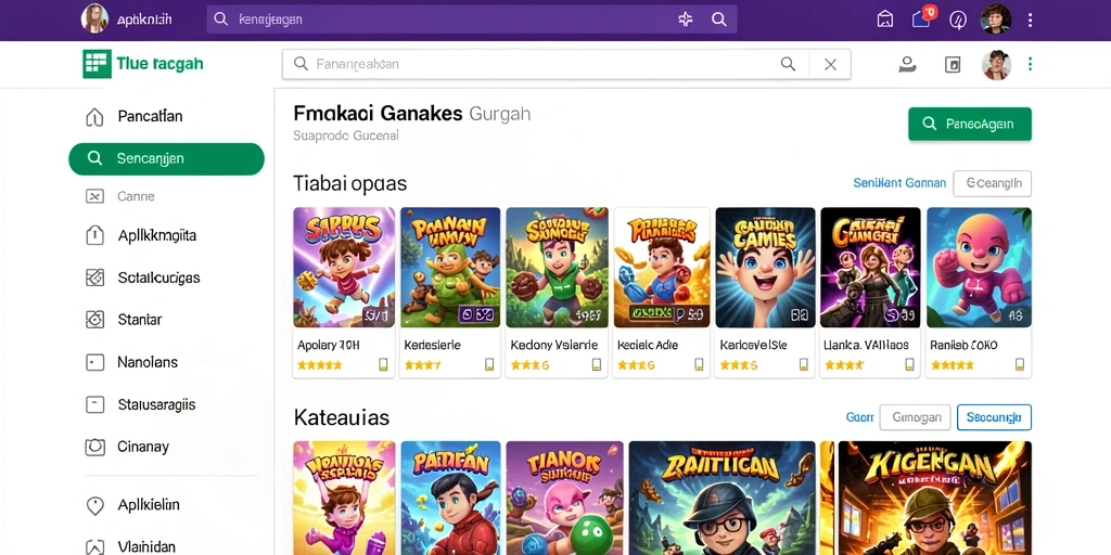 Tampilan antarmuka yang ramah pengguna.