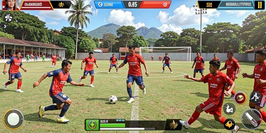 Tampilan karakter utama dalam petualangan.