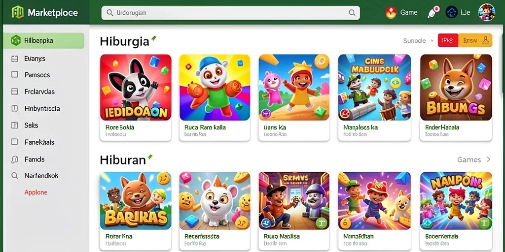 Tampilan awal yang menawan dan mudah dinavigasi.