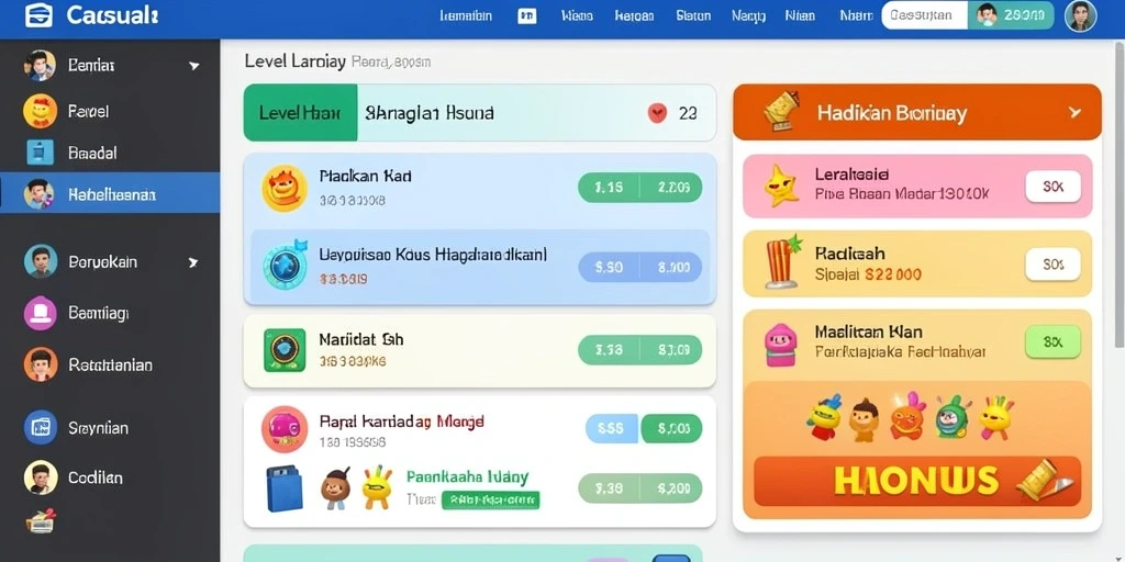 Tampilan antarmuka ULAR288 yang menarik dan mudah dipahami.