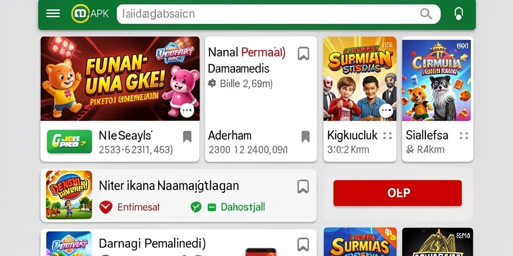 Tampilan antarmuka yang sederhana dan menarik.